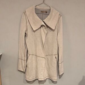 Prana Asymmetrical Wool Blend Jacket